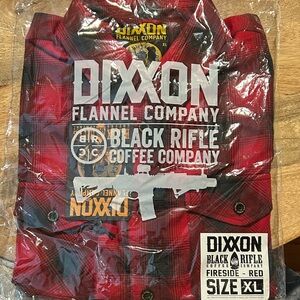 DIXXON Fireside Red and Black Flannel Shirt